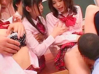 Floored by the thrusting s of curly-haired Asian sows